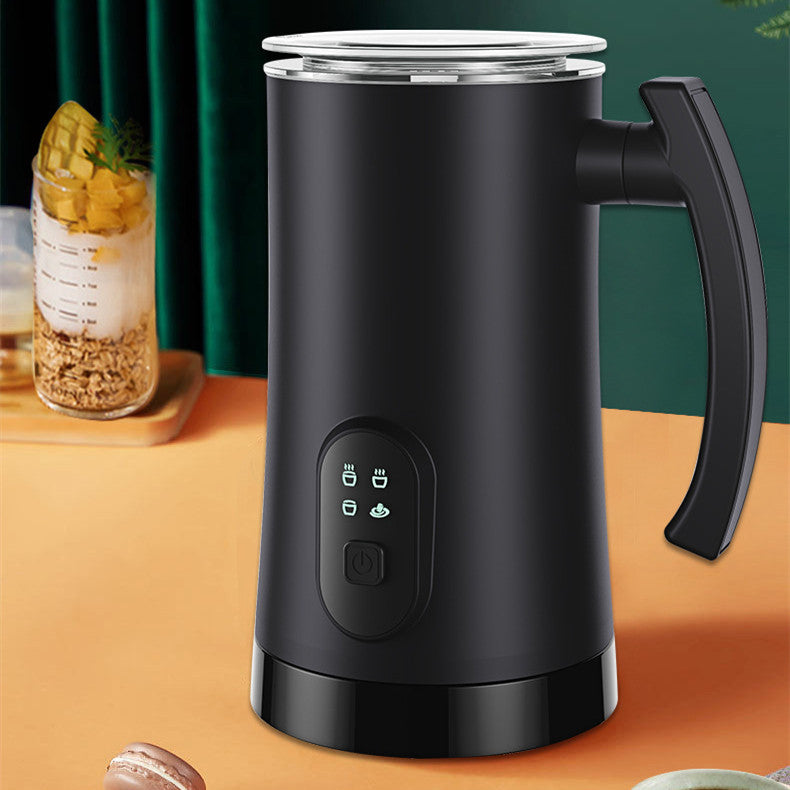 Electric hot and cold milk whipping machine